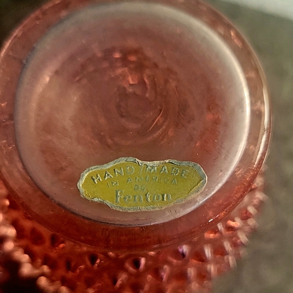 Fenton Hobnail Perfume Bottles (PAIR) - Picture 2 of 6